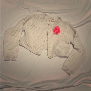 🌟5️⃣for💲25🌟 Cat&Jack sweater flower detail